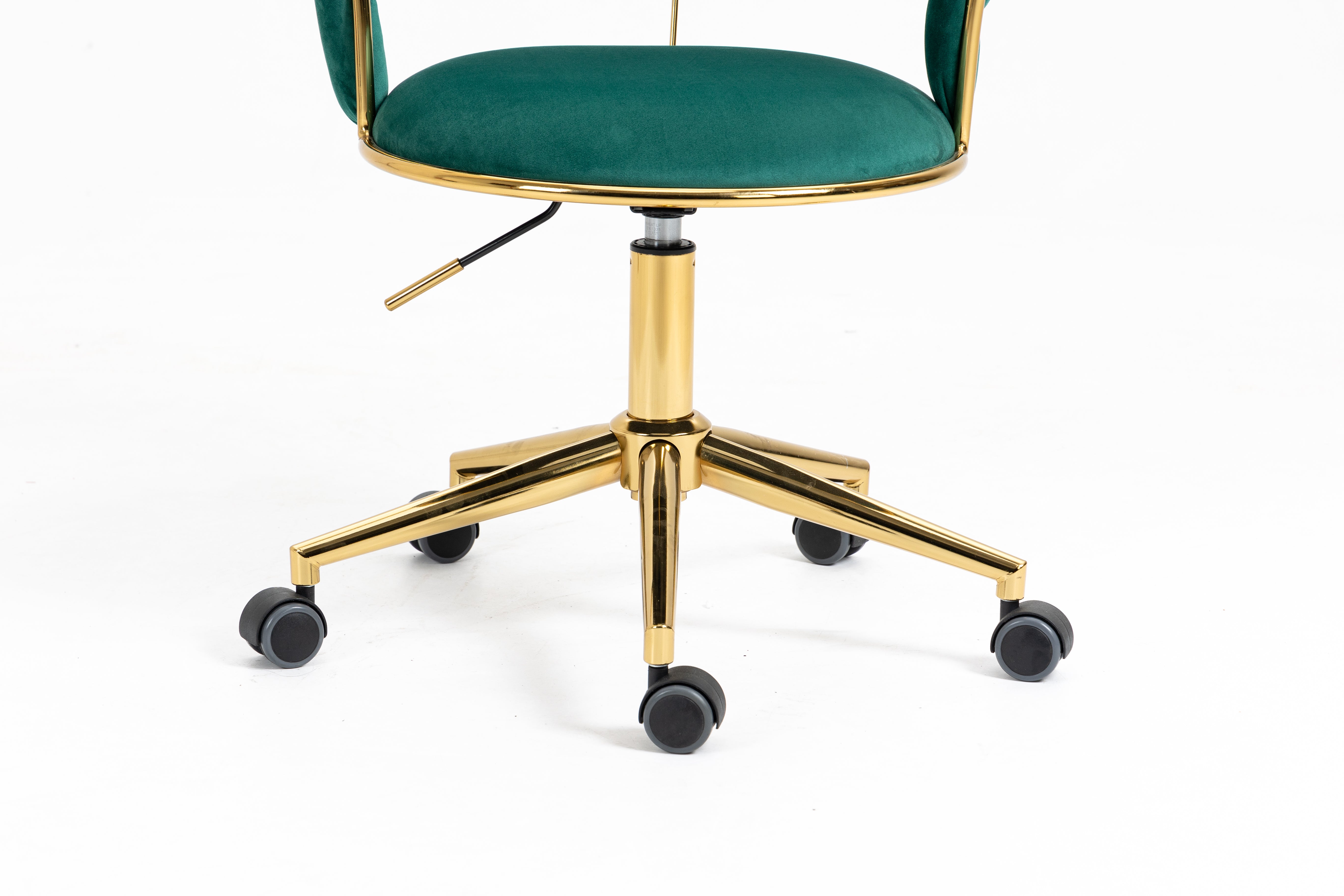 Swivel Adjustment Chair with Stainless Steel Base 5-wheel